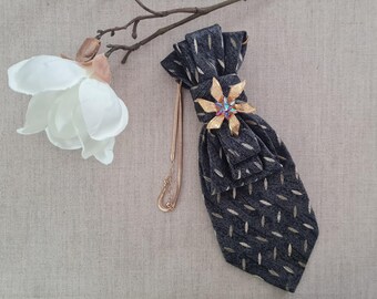 Tie chain, tie, women's tie, handmade