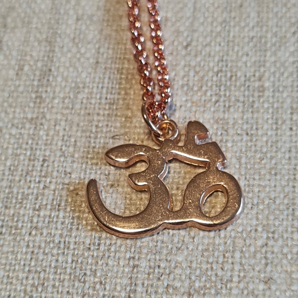 1 St. Kette OM Rosegold Yoga AUM