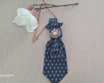 Tie chain, tie, women's tie, handmade