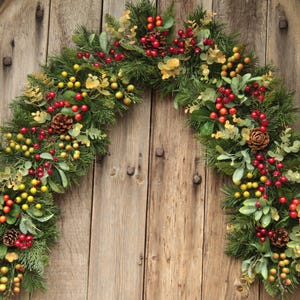 Festliche Winterbeeren Girlande, Tischdekoration, Wand, Tür, Treppenläufer, Geschenk