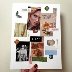 2026 Vision Board Party Kit: Printable Collage for Craft Nights, Mood Board & Scrapbook Images, Goals Manifestation (Digital Download)