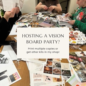 2026 Vision Board Collage Kit, Printable Mood Board & Scrapbook Images, Craft Night / Party Activity, Goal Manifestation (Digital Download)