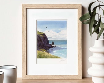 Pacifica California Wand Kunst Pacifica Druck Kalifornische Küste Kunst Kalifornien Aquarell Pacifica Malerei Kalifornien Originales Gemälde Pacifica