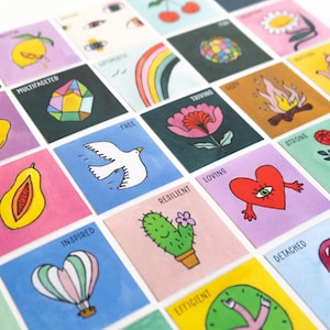 Cartes d'affirmation de l'amour-propre, deck de manifestation quotidien, cadeau de soins personnels pour femme, cadeau de pleine conscience bien-être pour amie, motivation positive