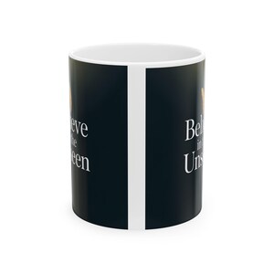 Faith Ceramic Mug, Inspirational Coffee Cup, Religious Tea Mug, Spiritual Quote Cup, Christian Gift Idea, Motivational Drinkware