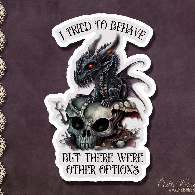 Bd Sticker Bad Dragon Sticker - Etsy