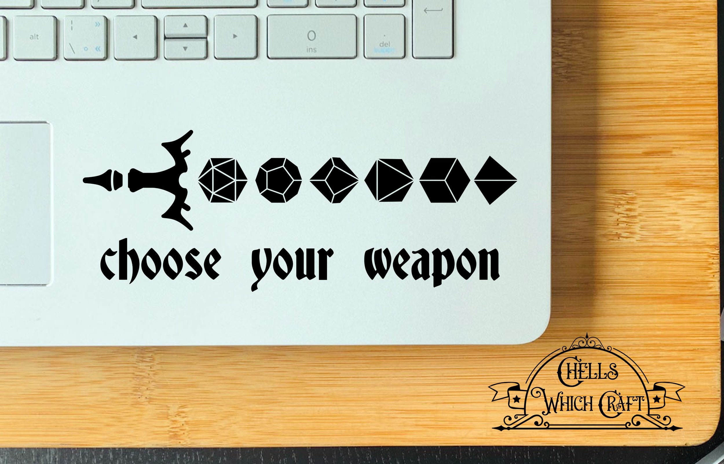 Choose your Weapon Decal DnD sticker Sword Decal Etsy