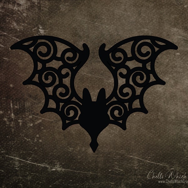 Bat Decal, Spooky Decal, Bat Decor, Goth Car Decal, Cute Bat, Car Mirror Decal, Bat Wings, Bat Stickers, Animal Decal, Sky Puppies