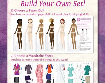 Cut out dolls and their wardrobes – Femorabilia