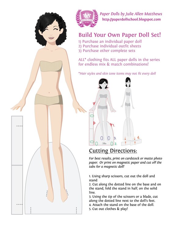 paper doll base