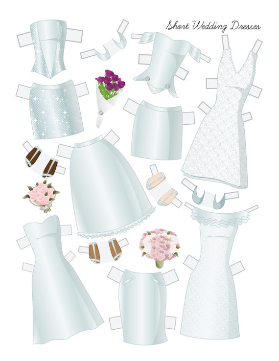Build Your Own Set Instant Download Paper Doll Wardrobe Etsy