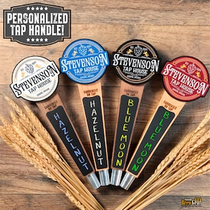 Personalized Beer Tap Handle – Custom Gift for Homebrewers and Home Bars