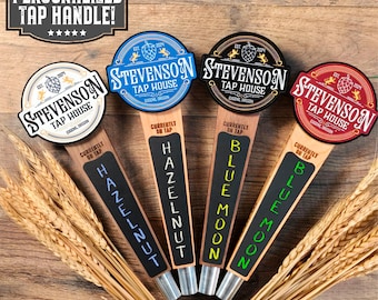Personalized Beer Tap Handle – Custom Gift for Homebrewers and Home Bars