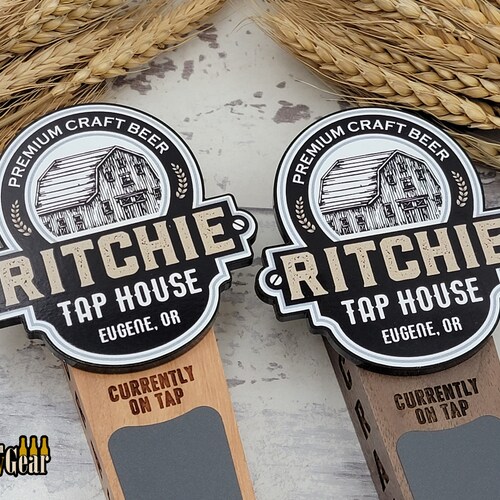 Custom Beer Tap Handlebanner Edition Personalized Kegerator Etsy