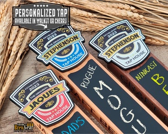 Custom Beer Tap Handle- Stephenson Edition-Personalized Beer Tap, Custom Beer Gift