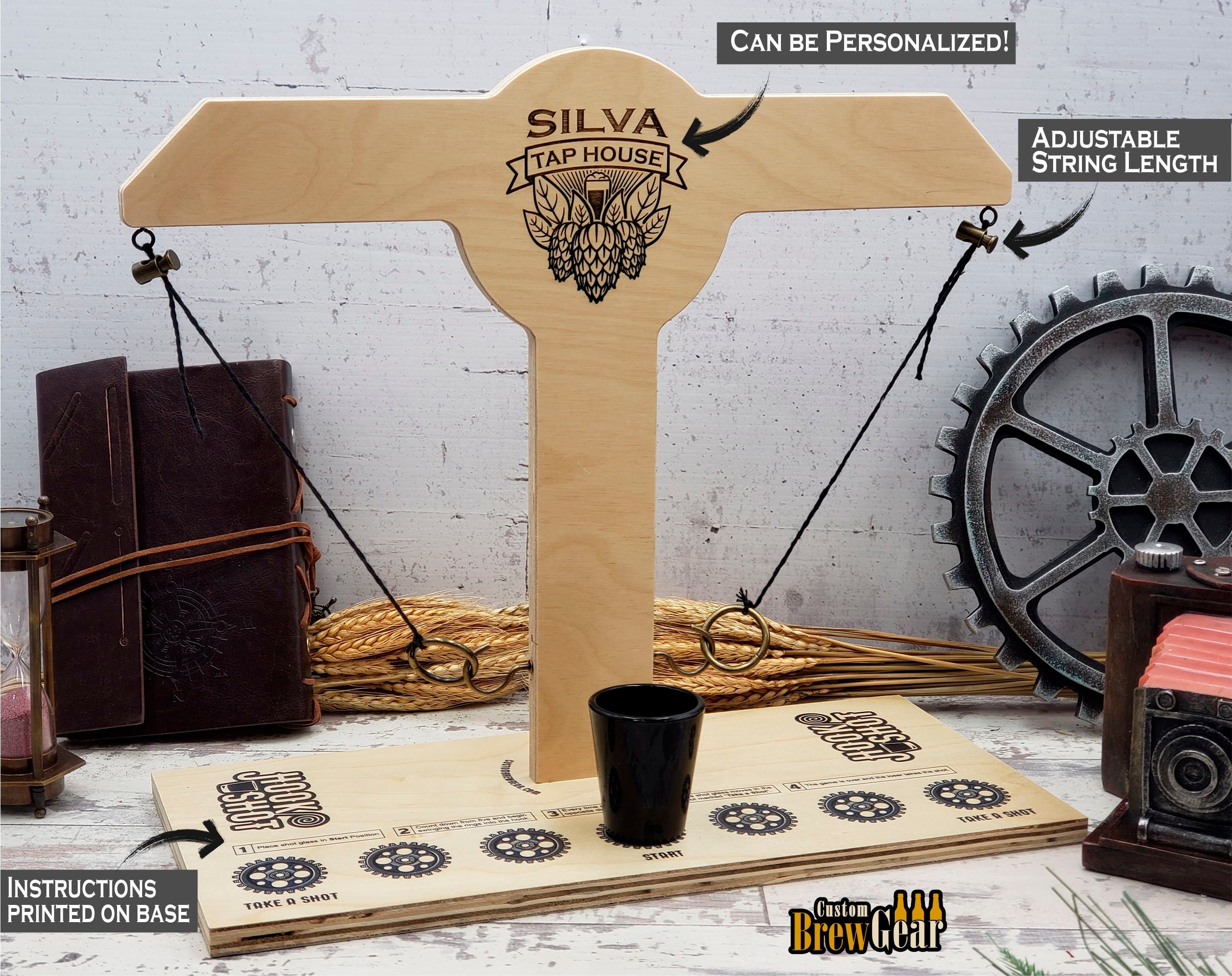 Ring and Hook Tabletop Game-personalized Edition Pub Game - Etsy Ireland