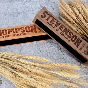 Custom Beer Tap Handle-Laser Engraved with Chalkboard - Tap House Edition - Personalized Keg Tap image 6