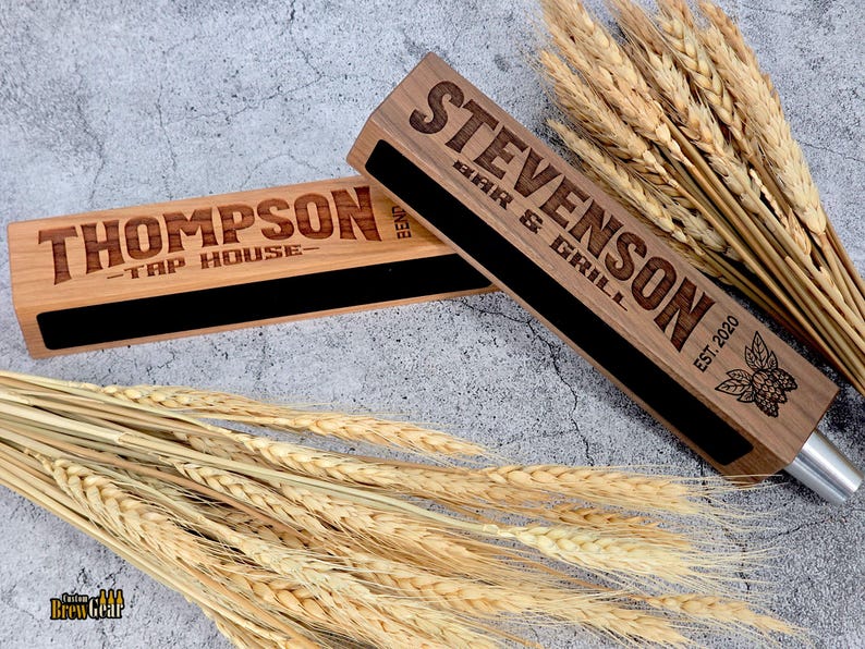 Custom Beer Tap Handle-Laser Engraved with Chalkboard - Tap House Edition - Personalized Keg Tap image 6