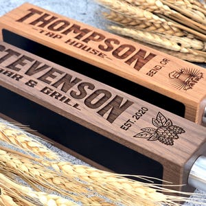 Custom Beer Tap Handle-Laser Engraved with Chalkboard - Tap House Edition - Personalized Keg Tap image 7
