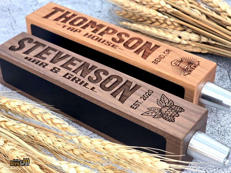 Custom Beer Tap Handle-Laser Engraved with Chalkboard - Tap House Edition - Personalized Keg Tap image 7