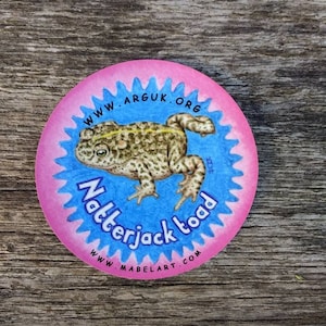 1x Amphibian and Reptile Groups UK 8cm vinyl window cling