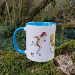 Two Toned Mug CFrog SLizard SNewt GSnake with donation to ARG UK charity