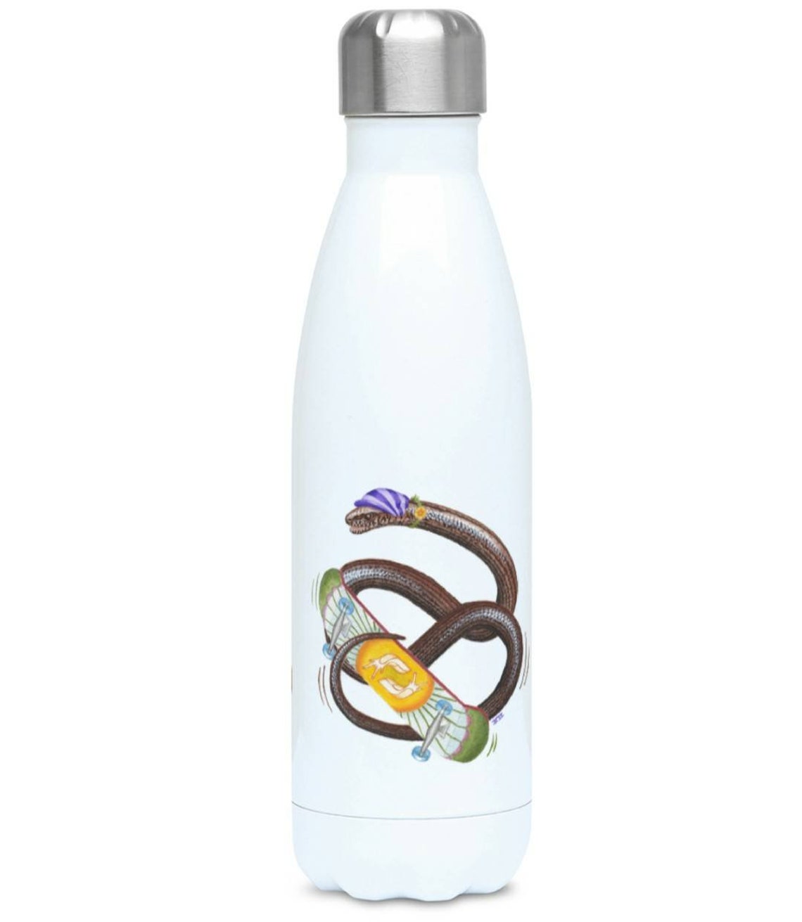 500ml Water Bottle leaping Lizards Common Lizard Etsy