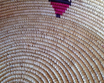 Handwoven basket from Ethiopia