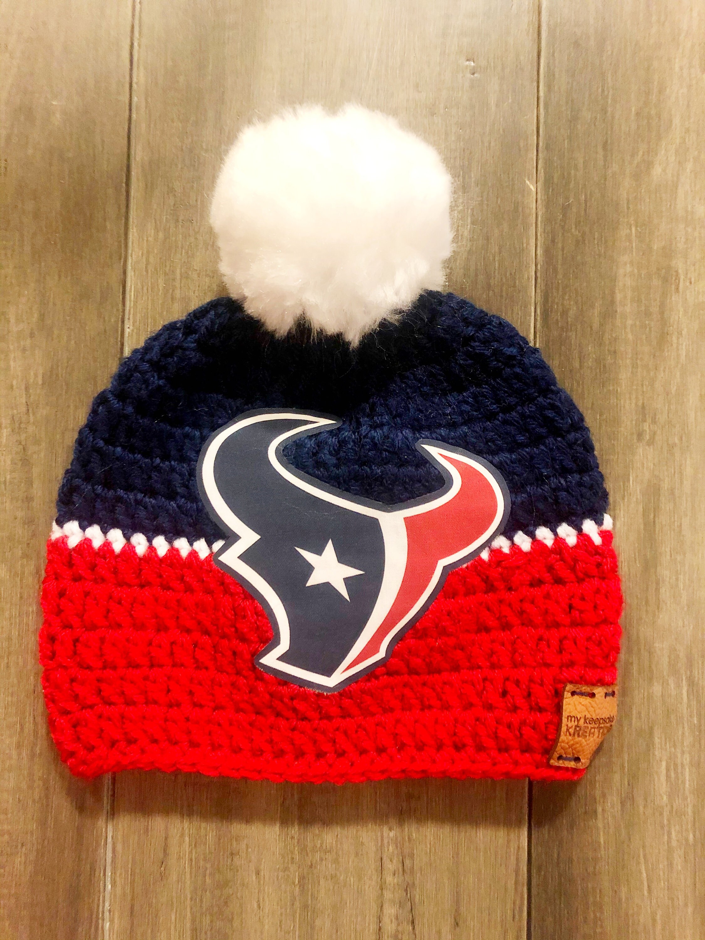 Houston Texans Baby Beanie Houston Texans Baby Hat Texans Etsy