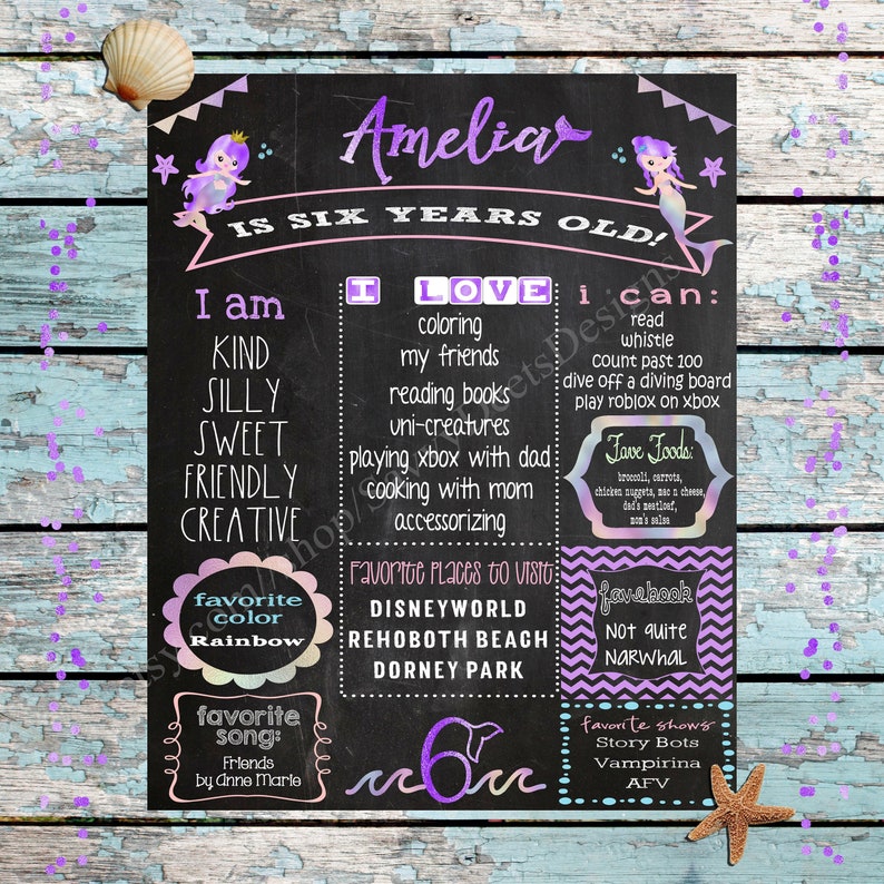 Iridescent Mermaid Birthday Chalkboard Sign Mermaid Etsy - tails face texture roblox