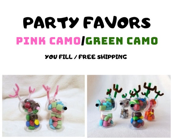 Camo Deer Birthday Party Favor Baby Shower Party Favor Boy Etsy