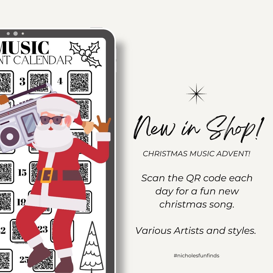 Music Advent Calendar Etsy