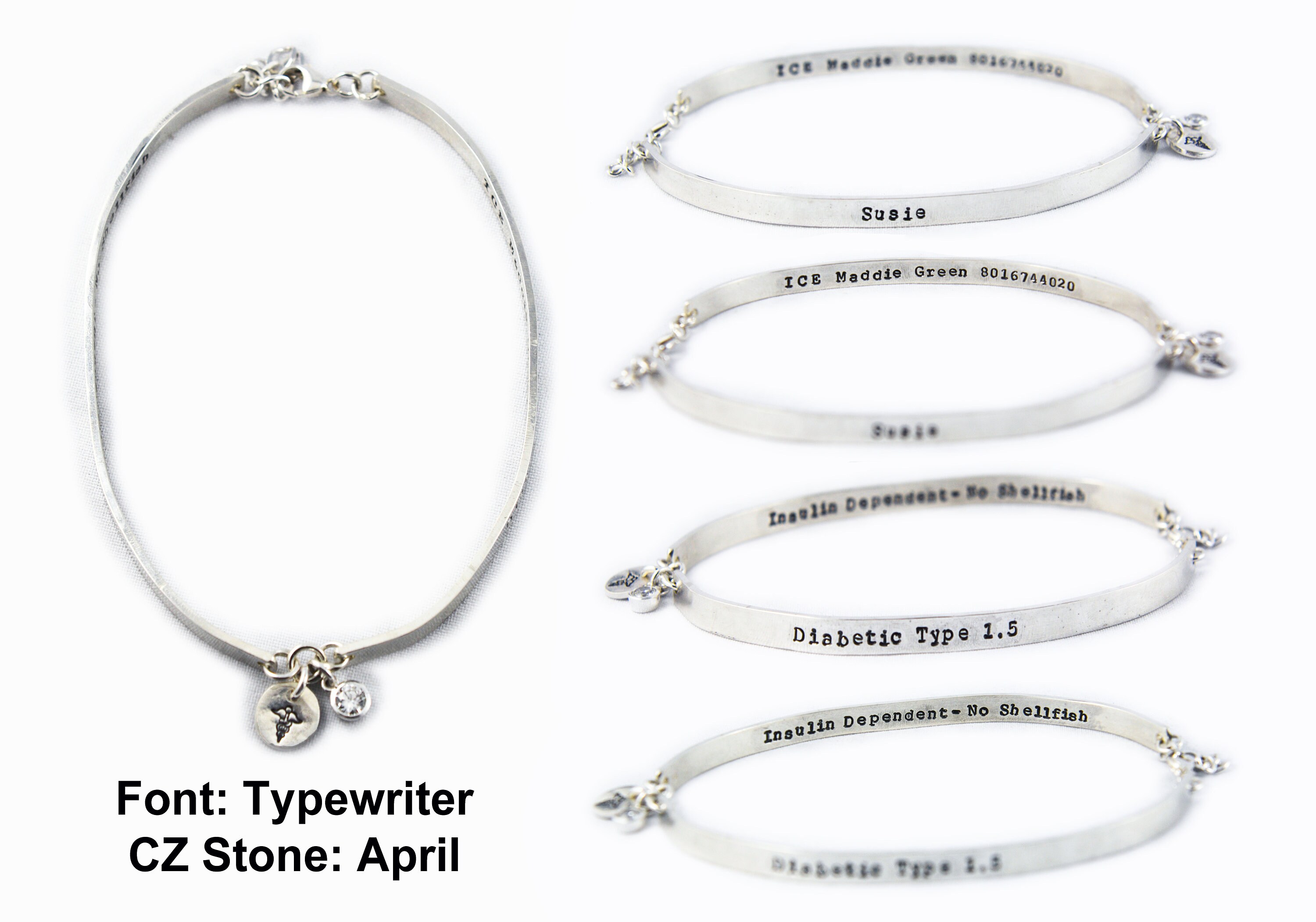 Medical Alert Anklet Medical Alert ID Anklet Medical Alert Etsy