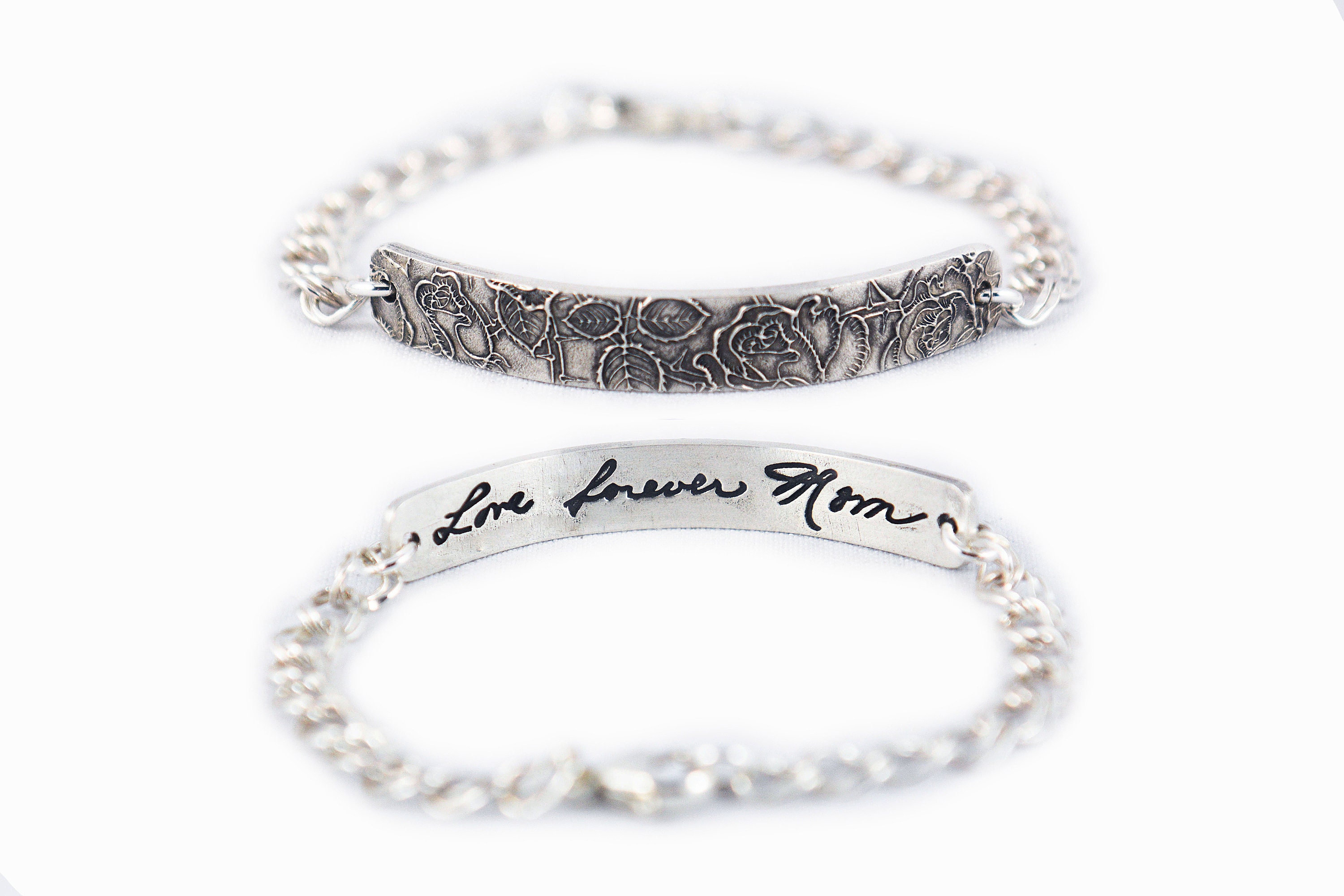 Handwriting Bracelet - Etsy New Zealand Handwriting Bracelet - Etsy New Zealand