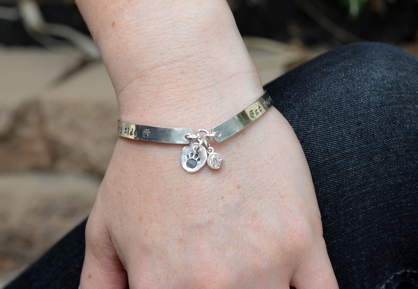 Pet Memorial Bracelet Dog Memorial Bracelet Cat Memorial Etsy