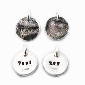 Sterling Silver Dog Paw Print Necklace, Pet Memorial Jewelry image 7