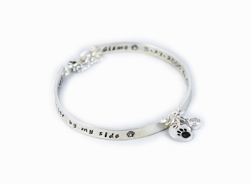 Pet Memorial Bracelet Dog Memorial Bracelet Cat Memorial Etsy