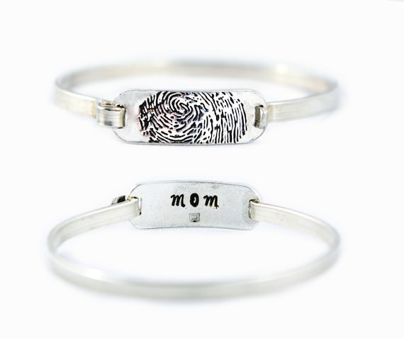 Fingerprint bangle deals