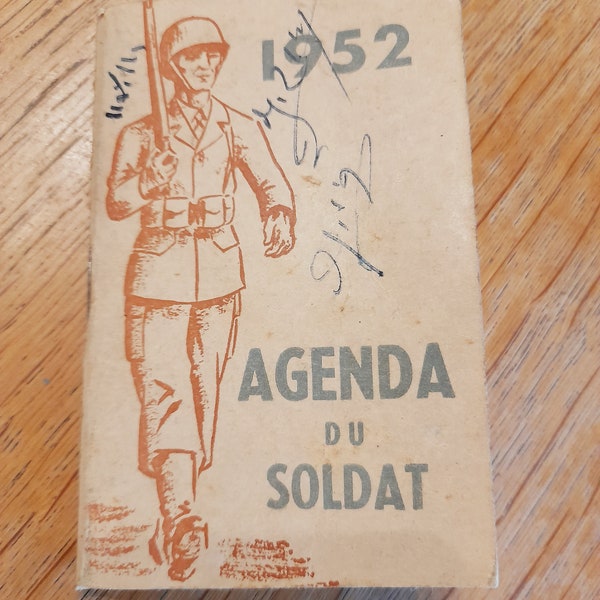 A Soldier's Diary, Agenda du Soldat, 14th French Parachute Regiment, Armand Lille, 1952