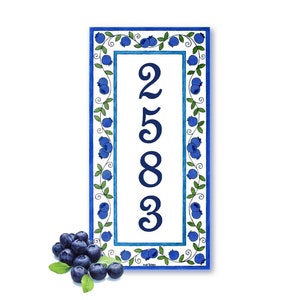 House Number Sign, Vertical House Numbers, Address Plaque Vertical, Bespoke House Number, Custom Vertical Sign, Address numbers