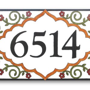 Address Numbers, House Numbers, Custom house numbers sign, Earth tones wall art image 2