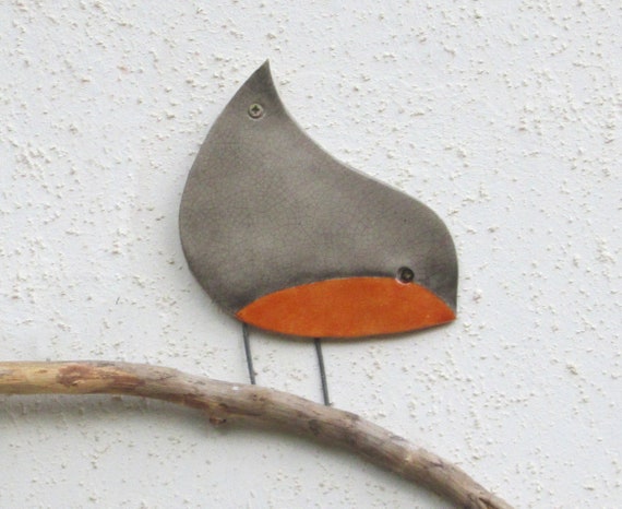 Robin memorial decor, Remembrance bird, Wall art, Garden decor, Sympathy gift