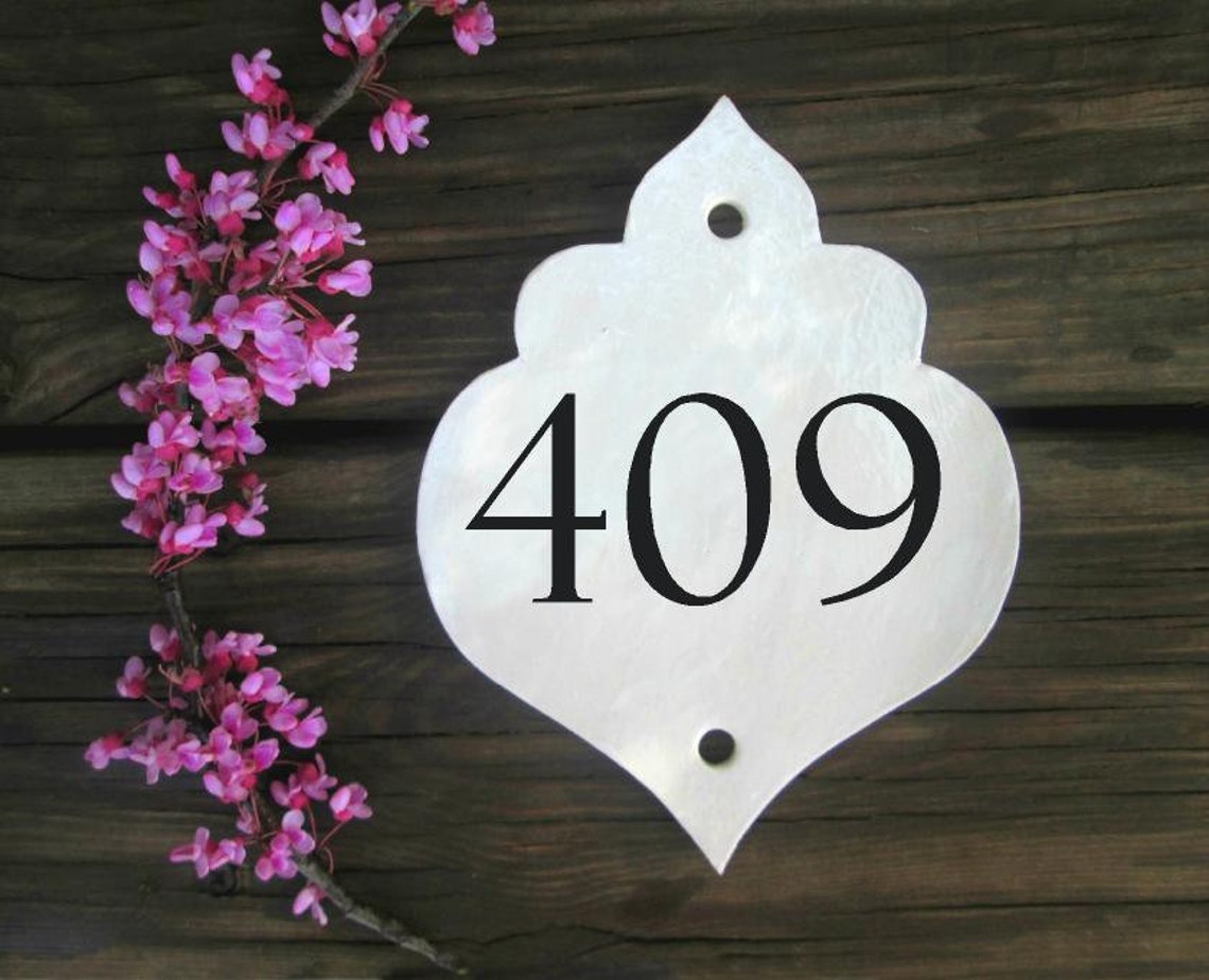 Personalized Numbers Plaque Custom Address Numbers Ceramic Etsy