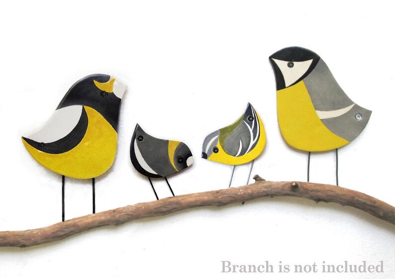 Bird Family Wall Art Wall Hanging Birds Family Gift Birds Etsy