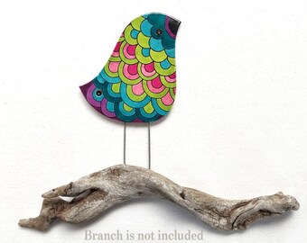Wall art bird, Bird garden decor, Wall hanging bird, Bird wall decor