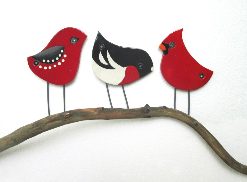 Birds Wall Decor Ceramic Garden Decor Wall Art Outdoor Wall Etsy