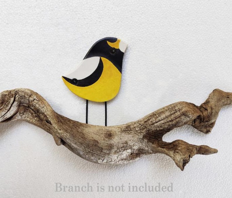 Bird Wall Decor Yellow Wagtail Wall Art Bird Wall Hanging Etsy