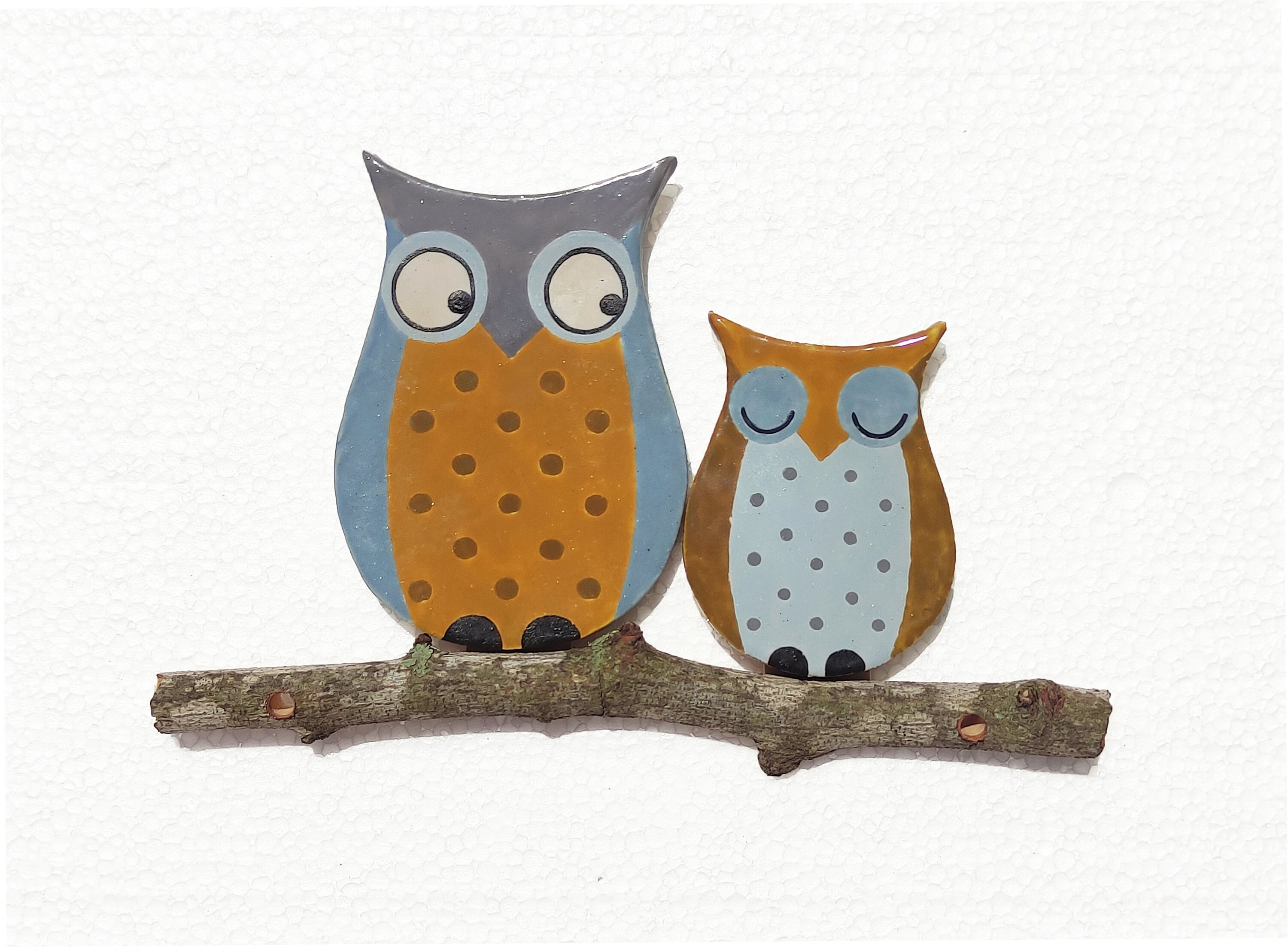 Owl Wall Decor Wall Hanging Owl Handmade Ceramic Owl Owl Etsy