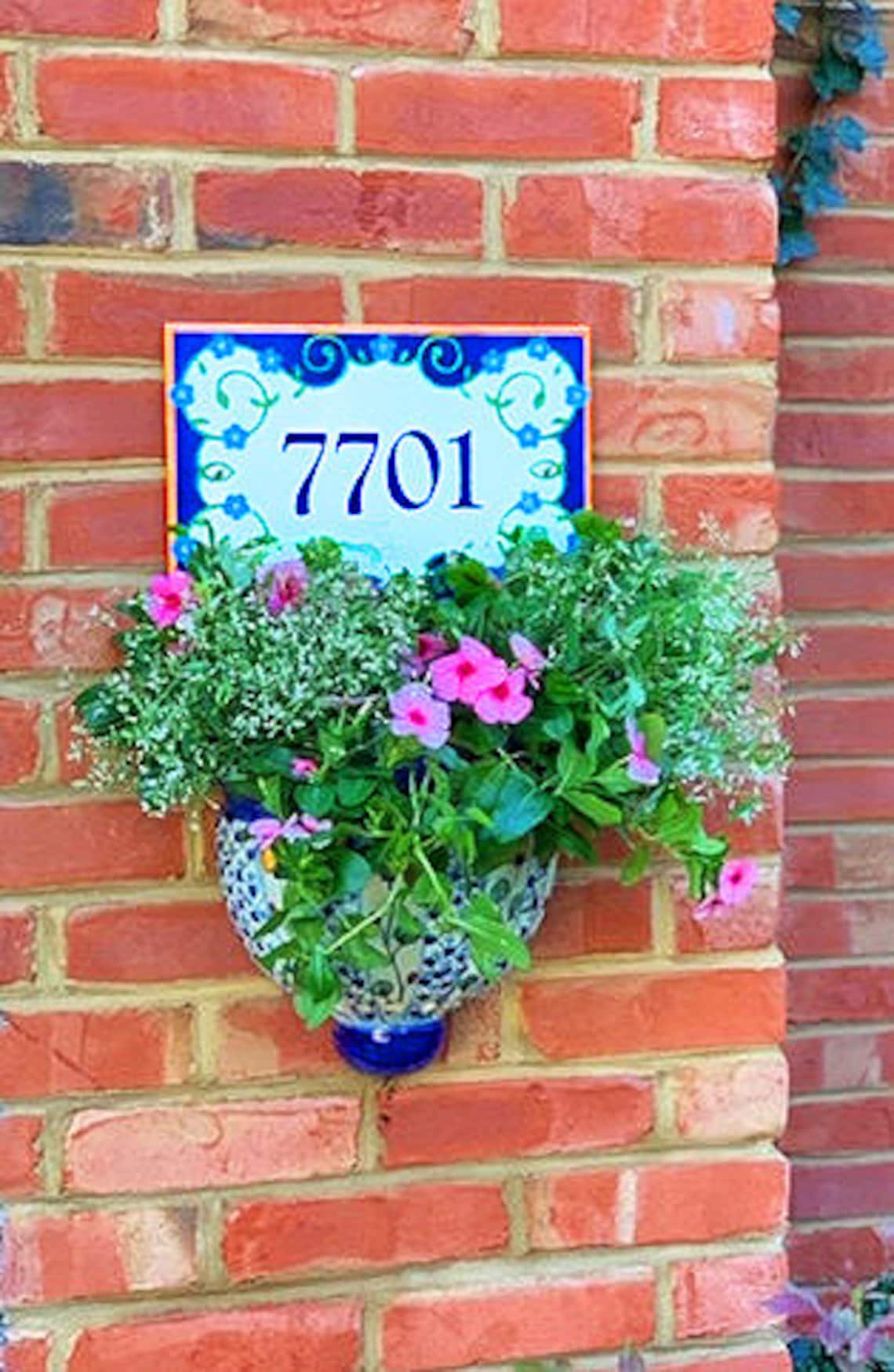 Custom Ceramic House Sign Ceramic Name Sign Personalized Etsy