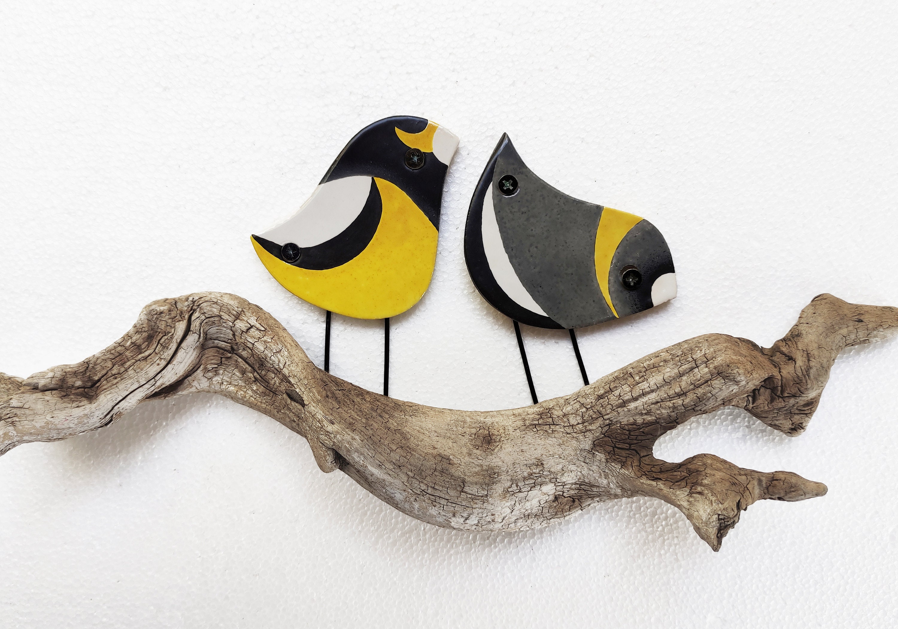 Décor En Céramique De Jardin D'oiseaux Photo stock - Image du décoration,  panier: 115381196